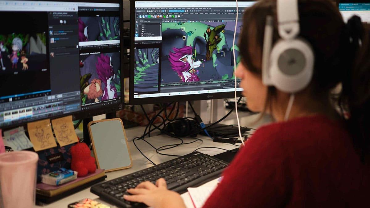 Especialista en animación trabaja en los estudios de 3 Doubles Producciones, en Tenerife.