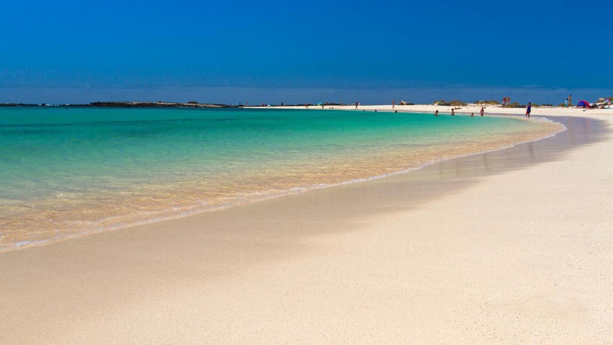 Playa de El Cotillo, en el norte de Fuerteventura.
