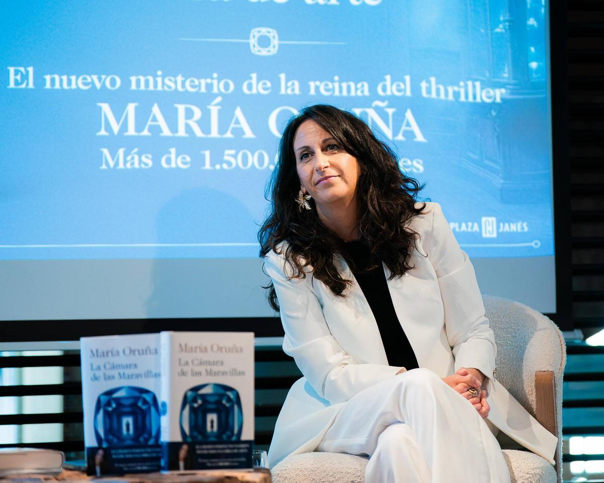 A novelista viguesa María Oruña.