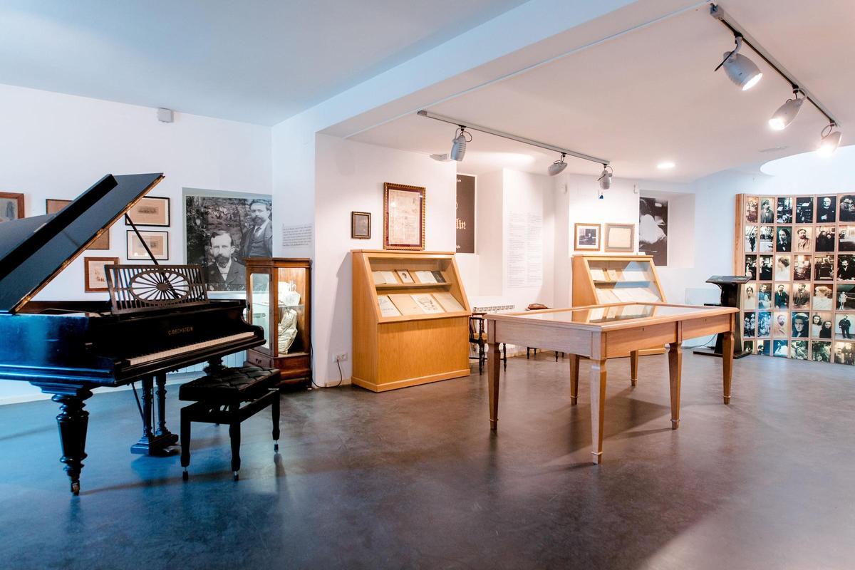L'interior del museu Albéniz de Camprodon, en una imatge d'arxiu.