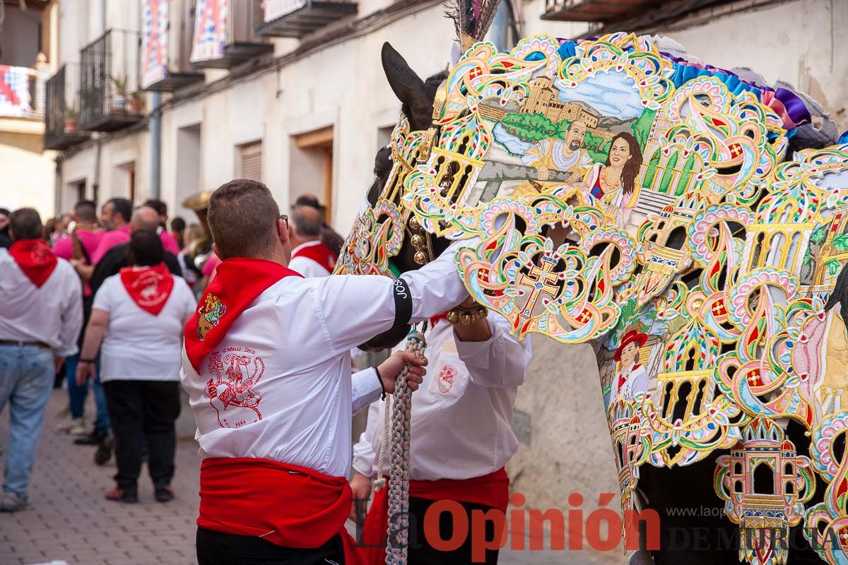 Recorrido Caballos del Vino día dos de mayo en Caravaca