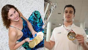 Iris Tió, mejor nadadora del mundo de artística; Álvaro Granados, el mejor waterpolista