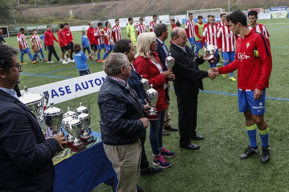 Final de la Copa Federación entre el Real Avilés y el Sporting B