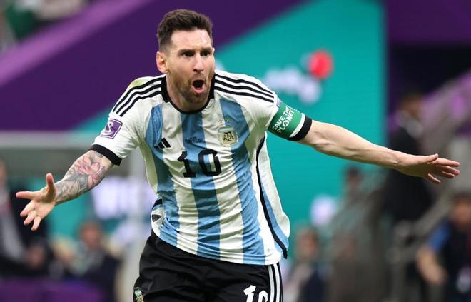 El gol de Messi ante México en el Mundial y la celebración de Argentina