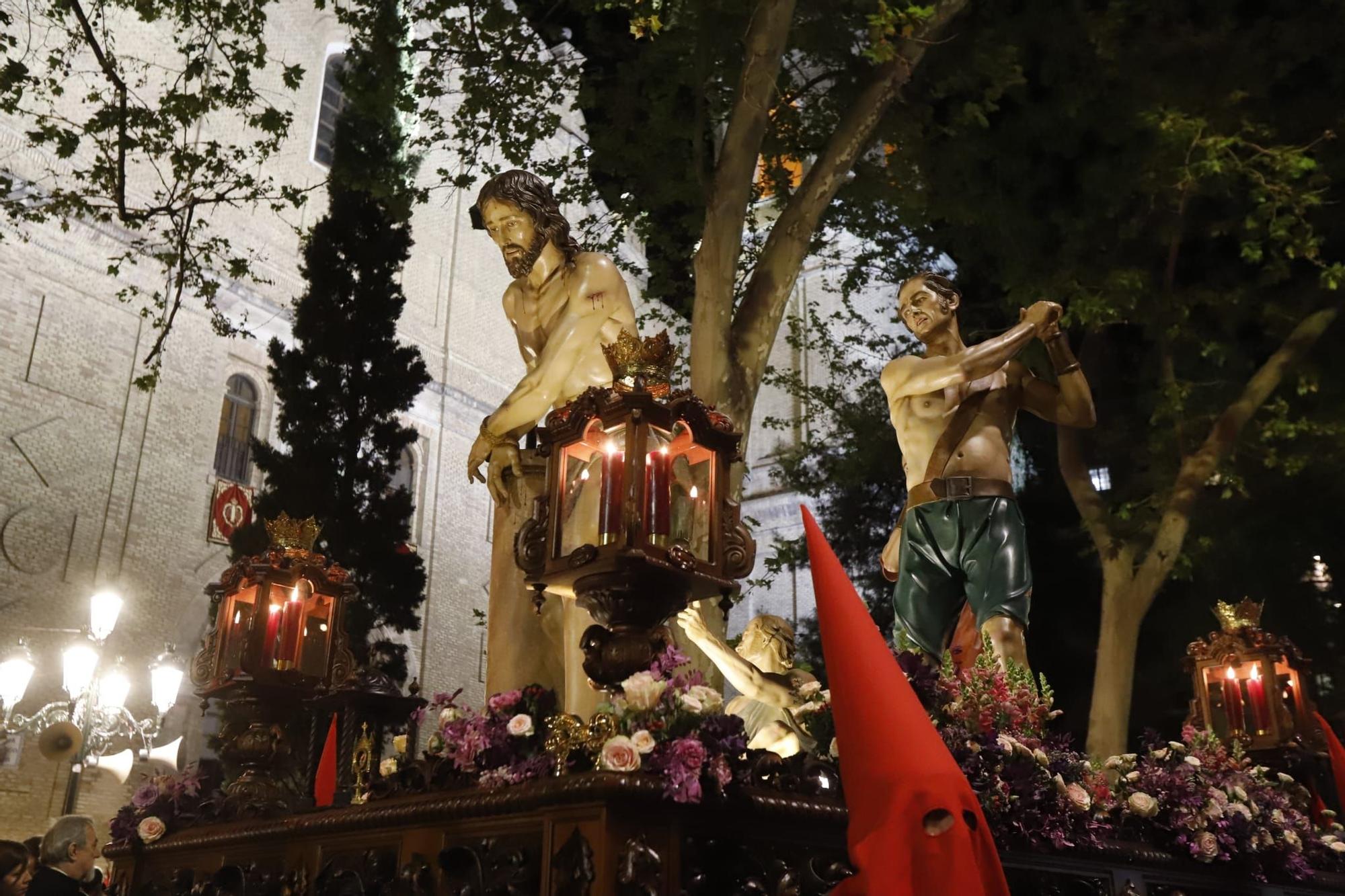 En imágenes | Procesiones del Jueves Santo en Zaragoza