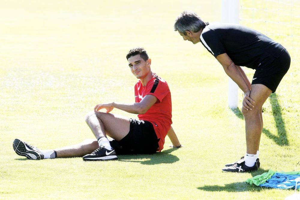 Entrenamiento del Sporting