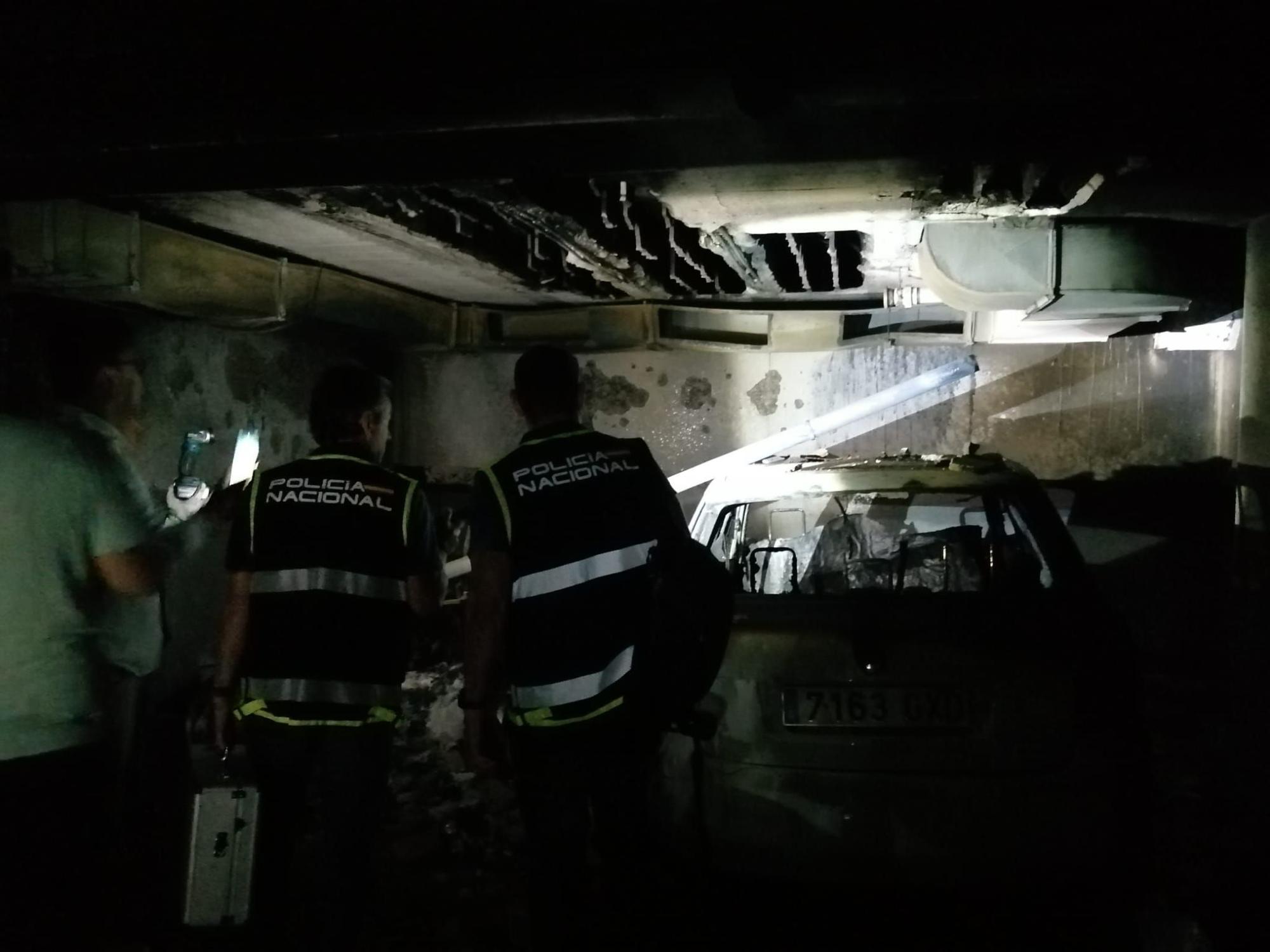 Incendio en un edificio de la calle Reyes Católicos de Palma