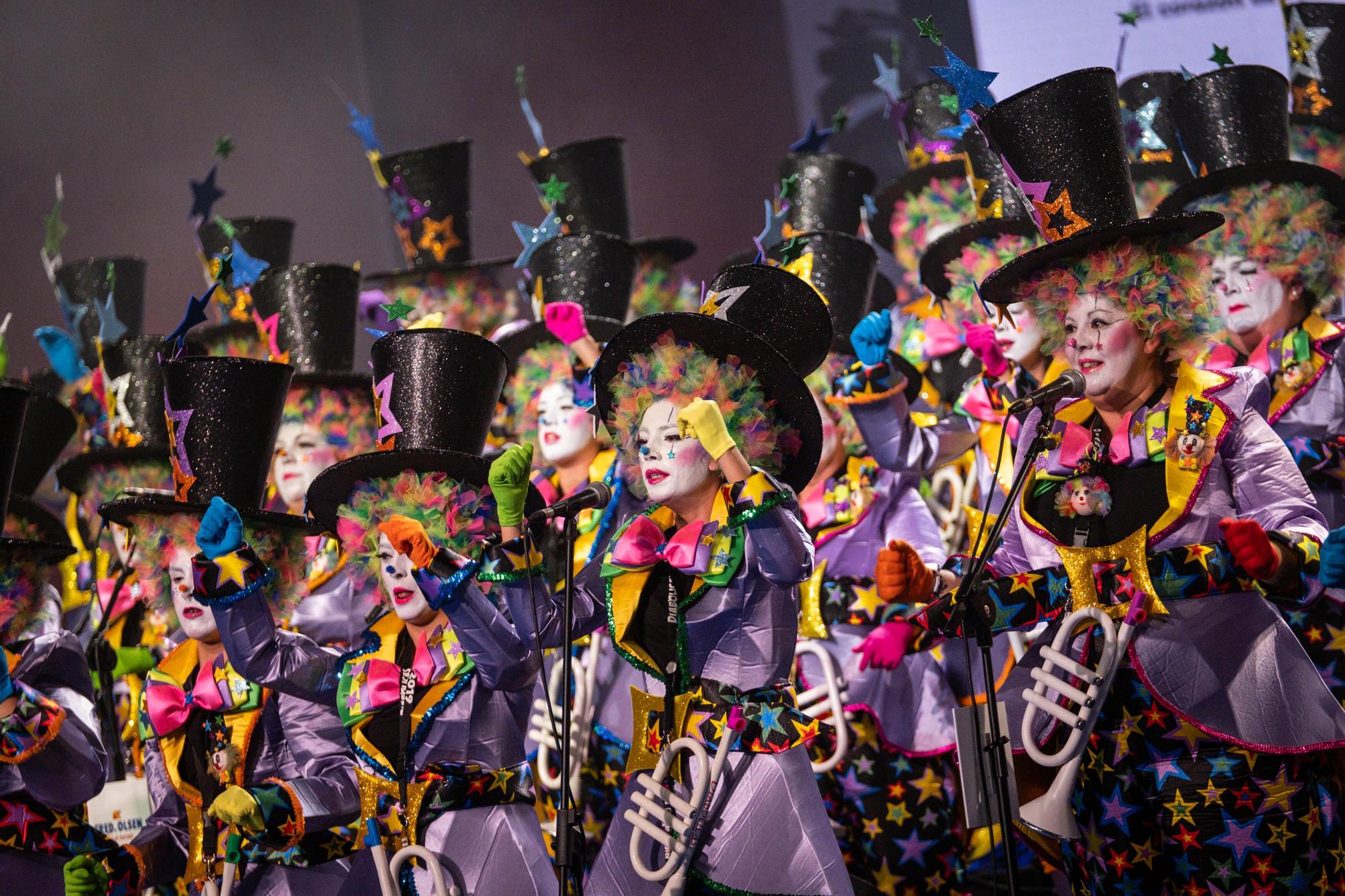 Primera fase de murgas adultas del Carnaval de Santa Cruz de Tenerife 2023