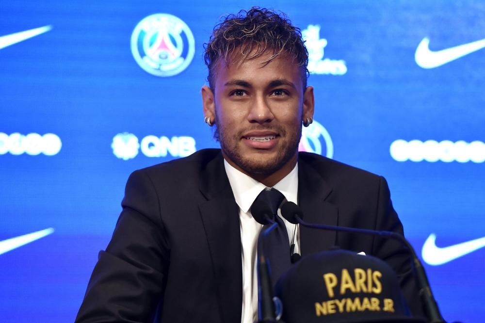 Presentació de Neymar Jr amb el PSG
