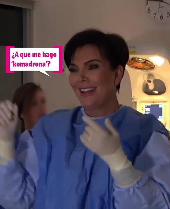 Esta sí: Kris Jenner, comadrona (o 'komadrona')