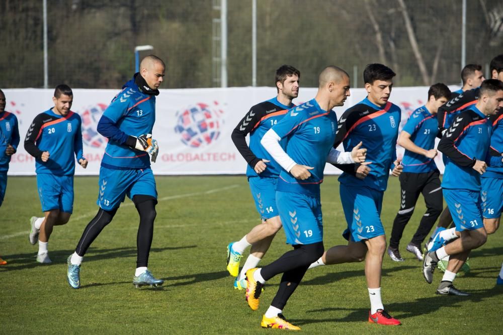 Entrenamiento del Real Oviedo