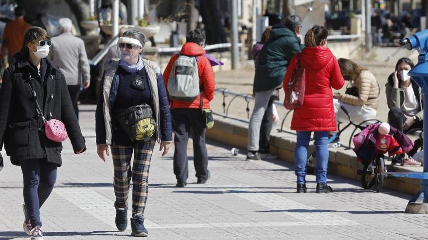 El passeig marítim de Sant Feliu de Guíxols, aquest passat cap de setmana