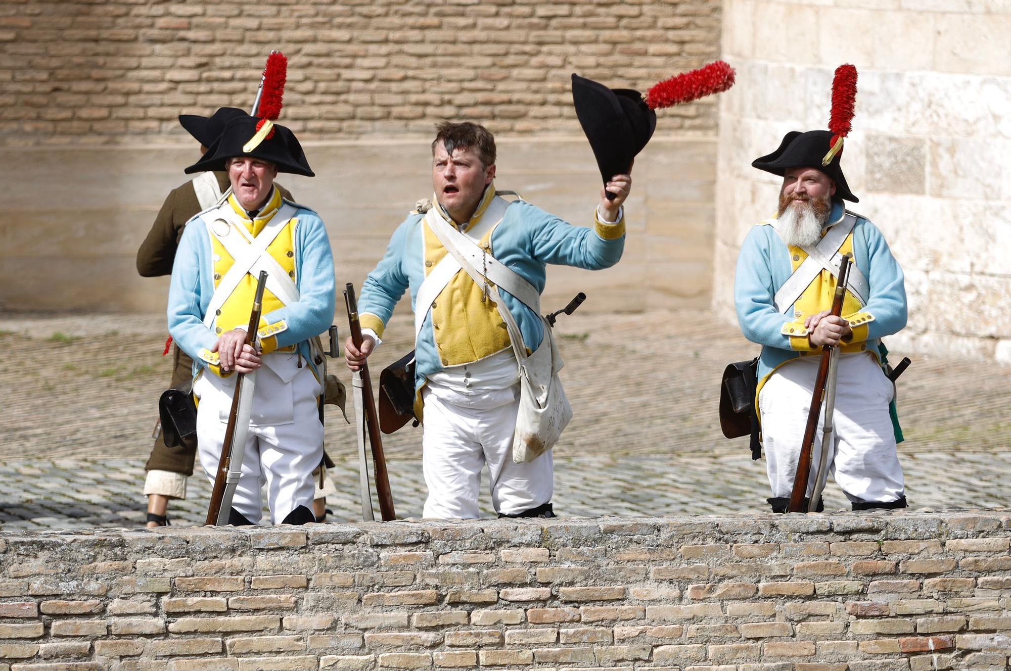 EN IMÁGENES | Así ha sido la recreación de la batalla del Segundo Sitio de Zaragoza