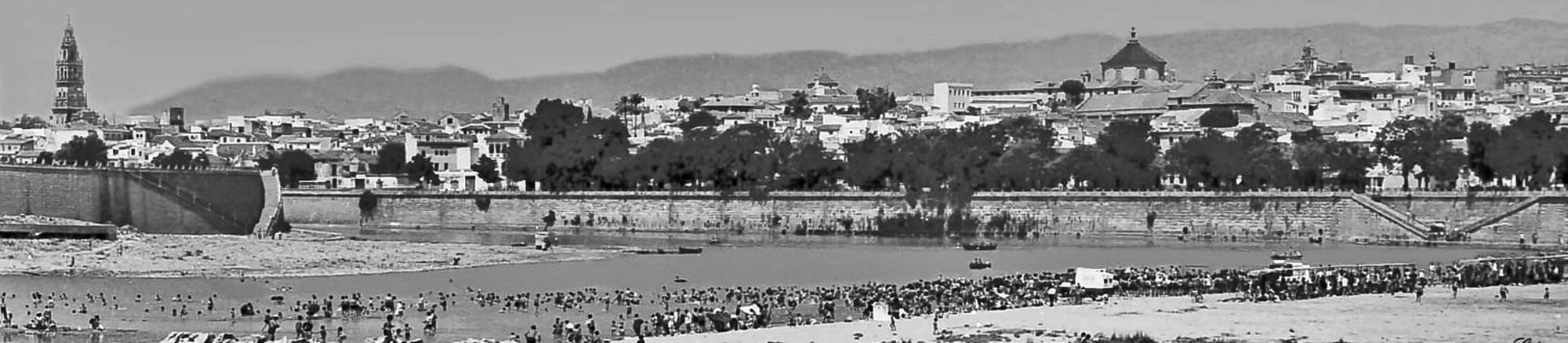 Panorámica del Guadalquivir como playa.