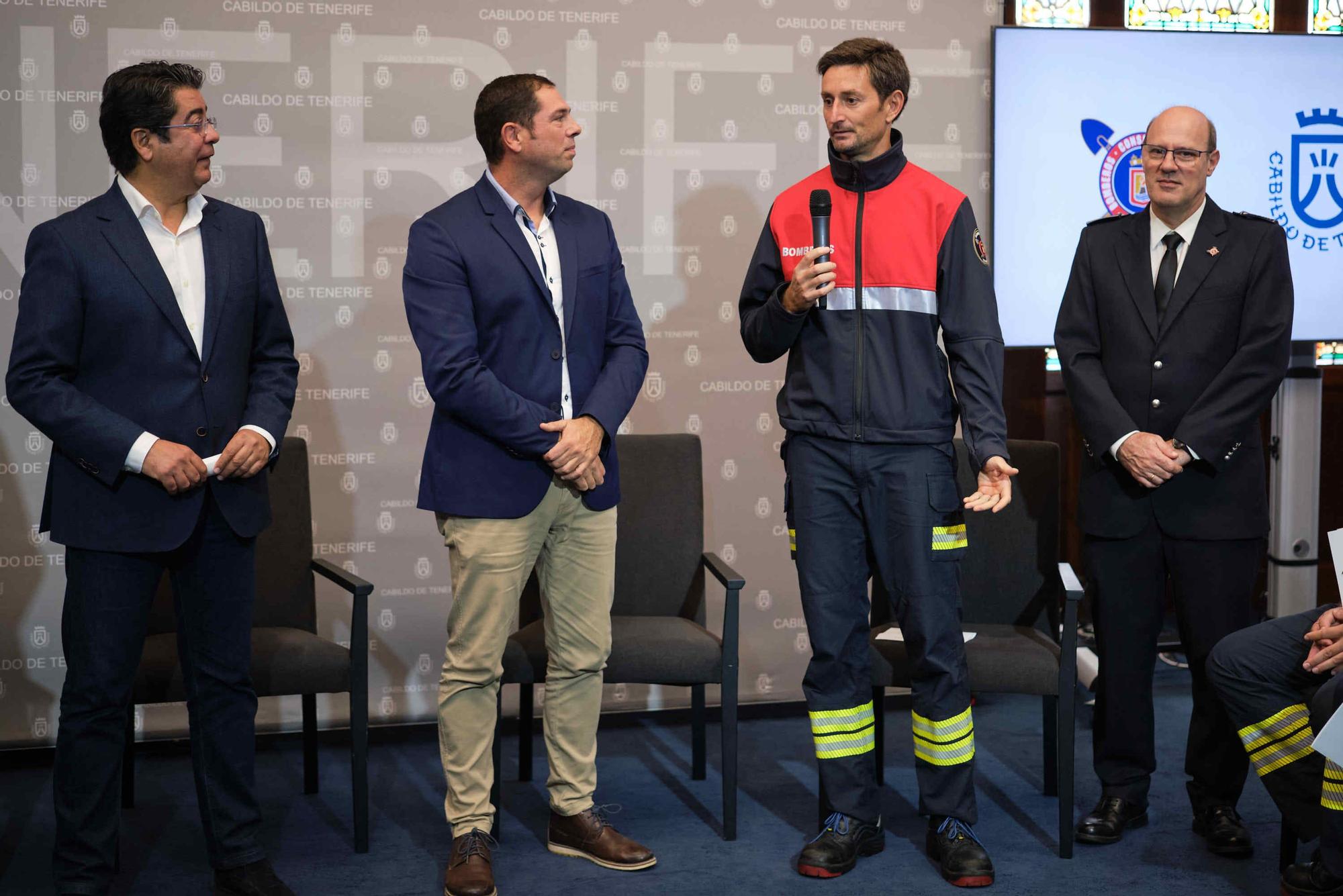 Incorporación de 10 nuevos bomberos y jefes de zona del Consorcio de Bomberos de Tenerife