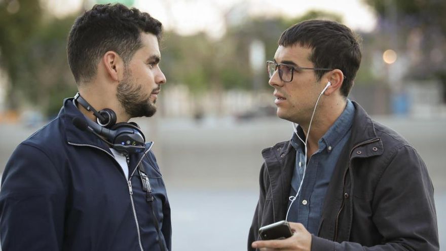 El director de &#039;No matarás&#039;, David Victori, i l&#039;actor Mario Casas