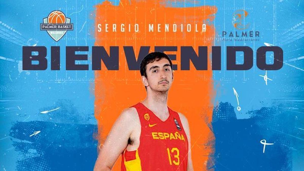 Sergi Mendiola se incorpora a la disciplina del Palmer Basket.