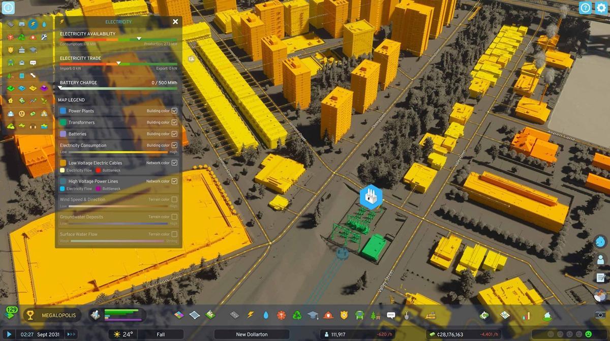 Juegos como Cities Skylines permiten diseñar tu ciudad y gestionar sus necesidades.