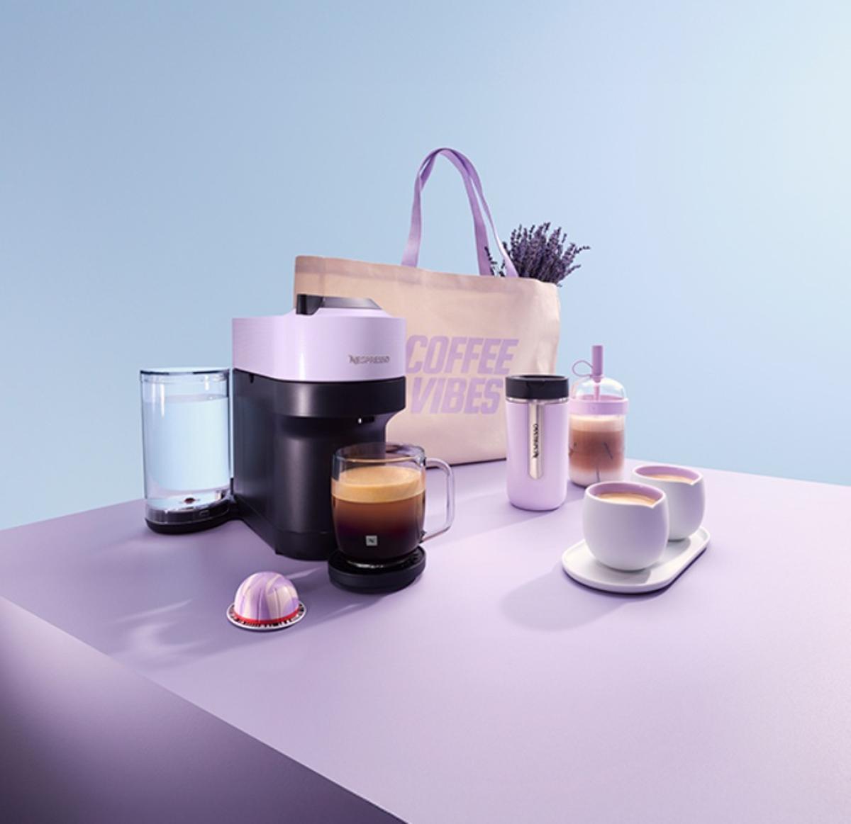 Nespresso saca colección lavanda y, como ves, es un sueño