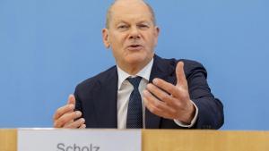 El canciller alemán Olaf Scholz firma la paz presupuestaria