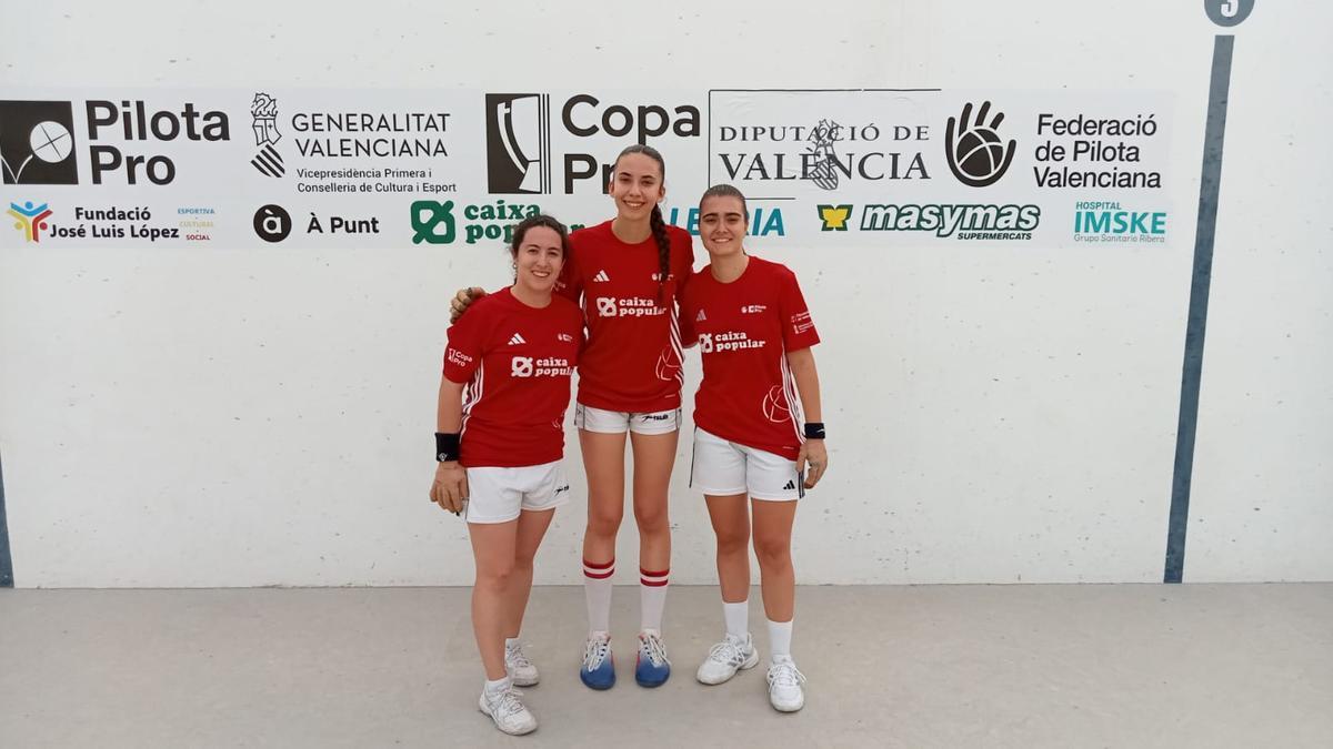 Joana, Isabel i Ana, guanyadores a Castelló