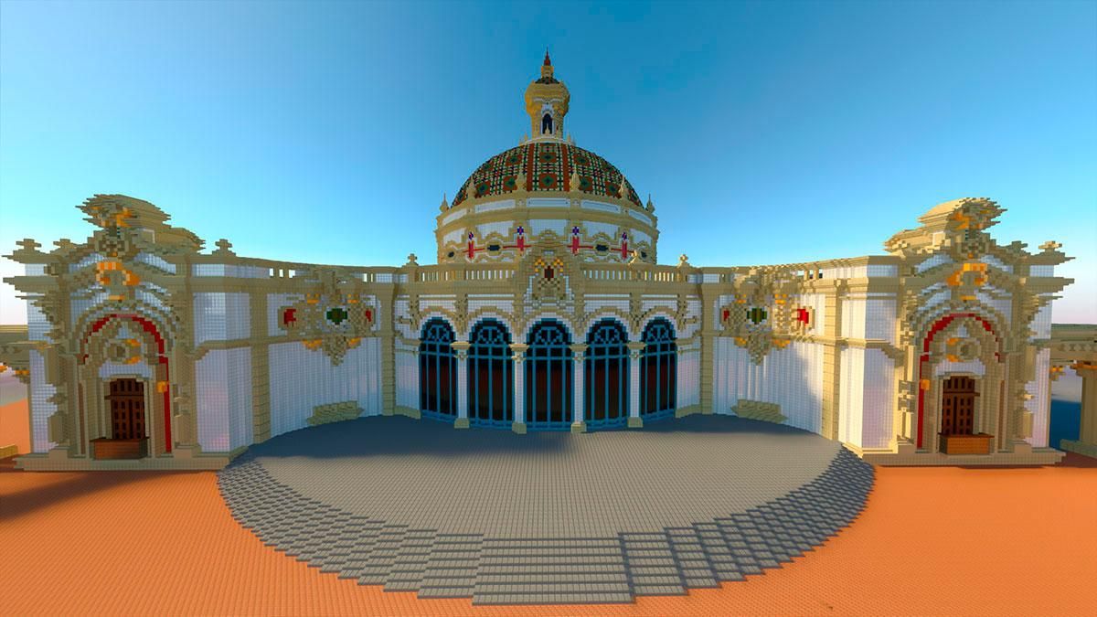 Un artista burgalès acosta monuments espanyols al videojoc Minecraft RTX