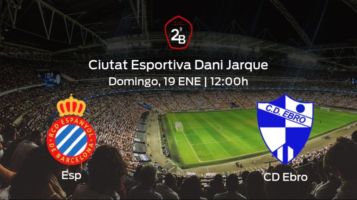 Previa del partido de la jornada 21: Espanyol B contra Ebro