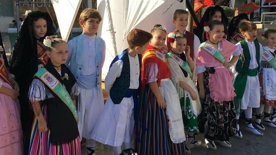 Varios niños durante la celebración del &#039;Día del huertano&#039; de San Javier.