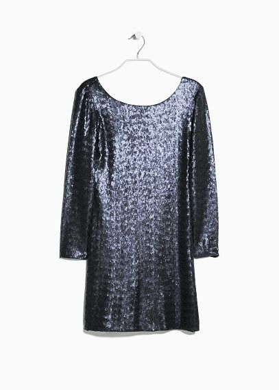 Vestido de lentejuelas de Mango Outlet (19,99€)