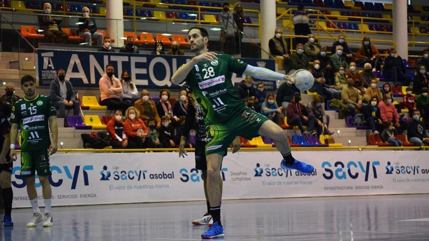 Jorge da Silva en un partido del Iberoquinoa Antequera