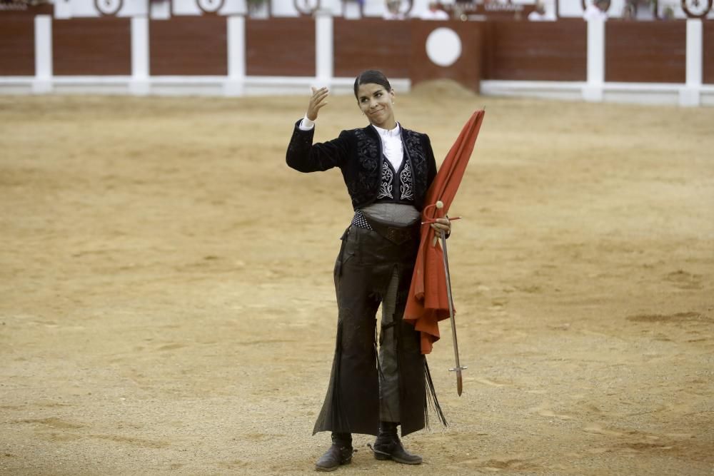 Corrida de rejones en la Feria Taurina de Begoña de 2018.