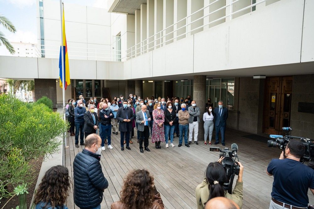 El Cabildo grancanario condena la guerra de Ucrania y pide el alto el fuego