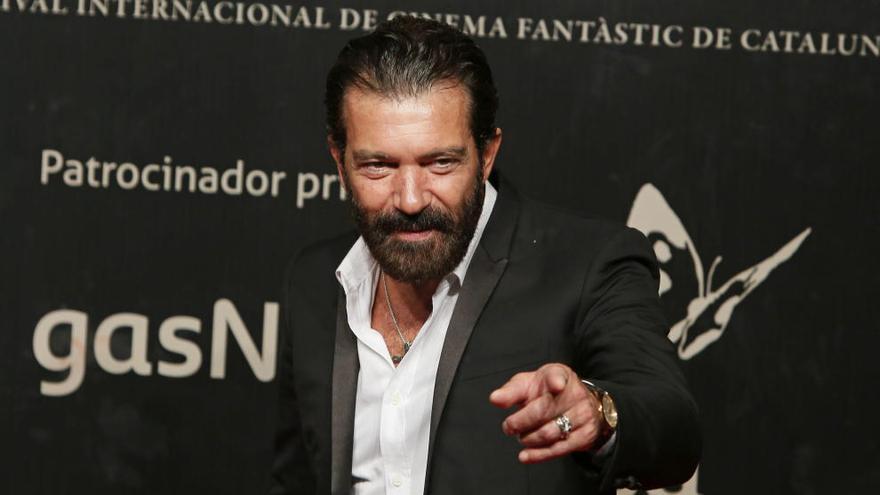 Antonio Banderas este jueves en Sitges.