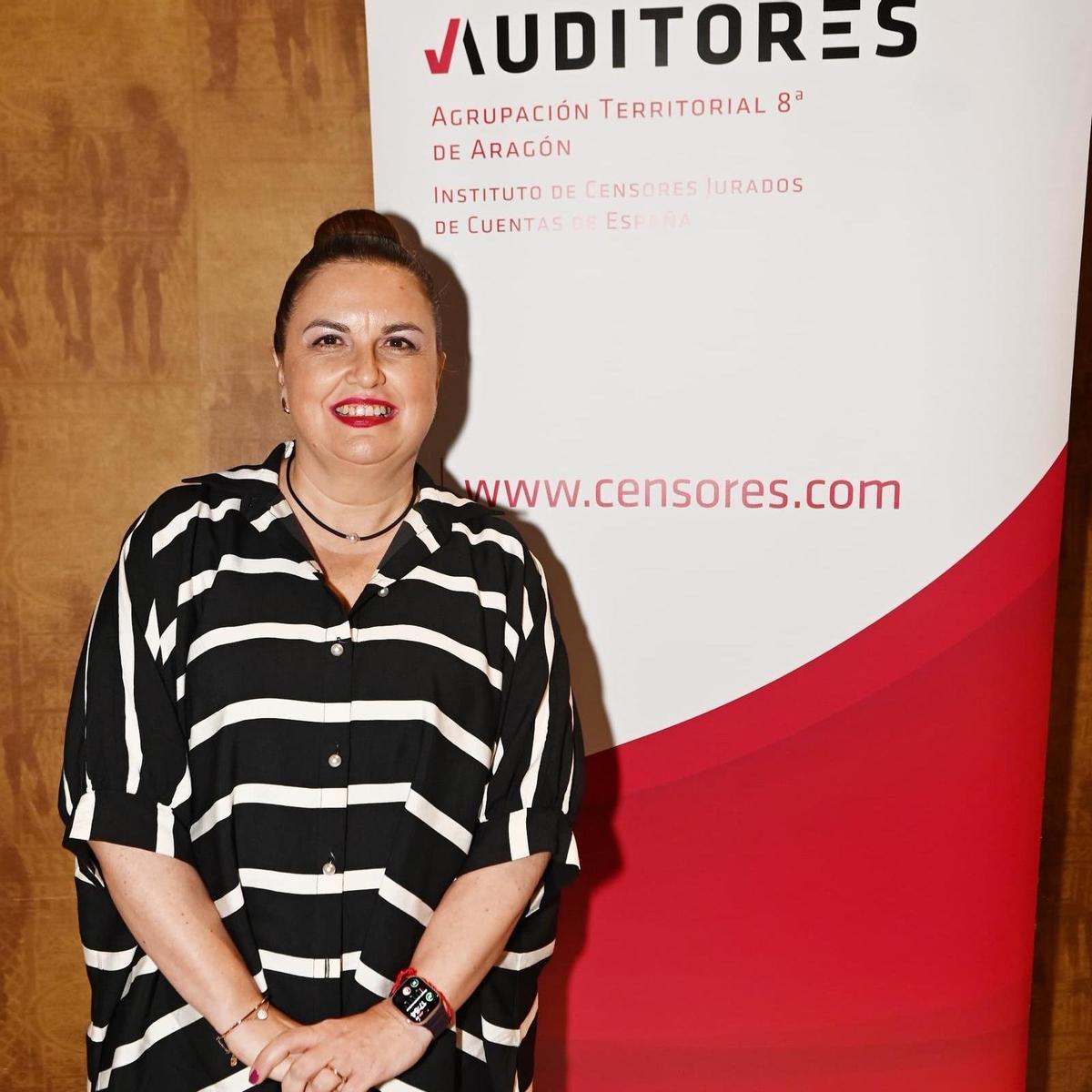 Lidia Sierra, presidenta de la Agrupación Territorial de Aragón del ICJCE.