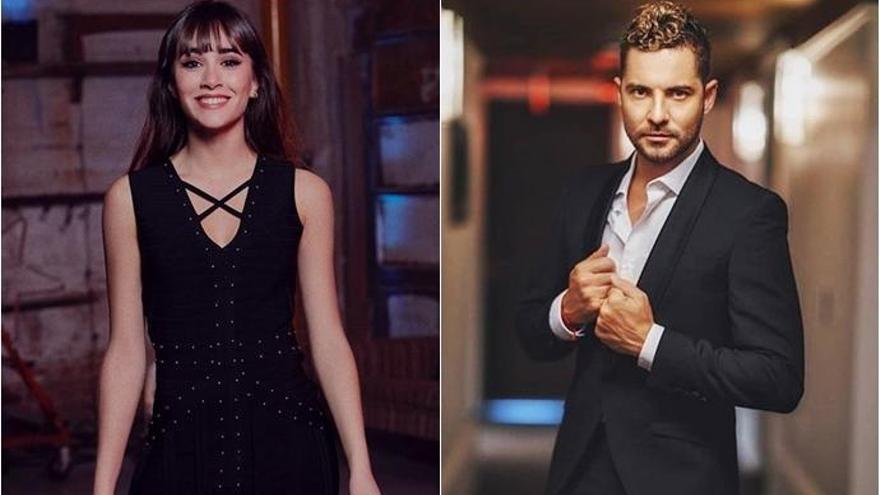 Aitana Ocaña y David Bisbal.