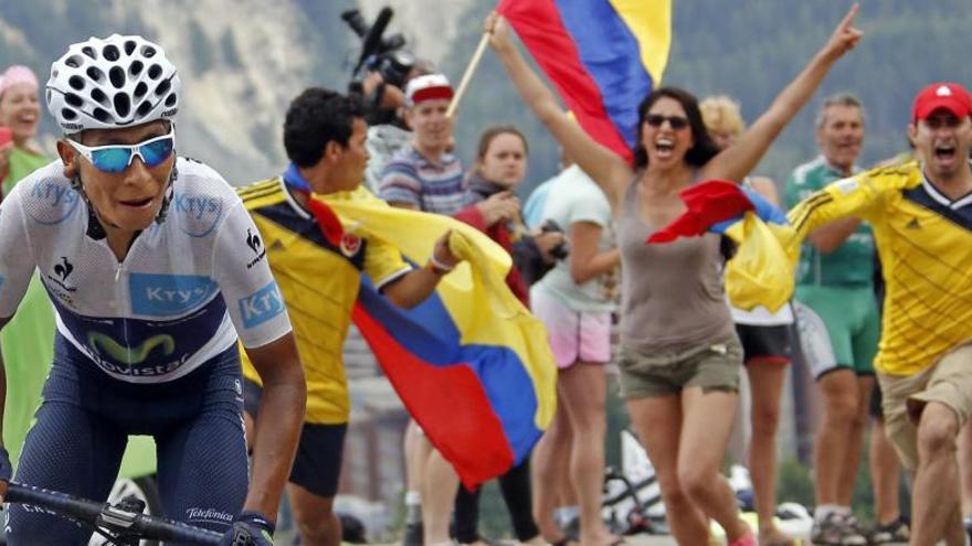 Nairo Quintana vol roba el tro a Froome.