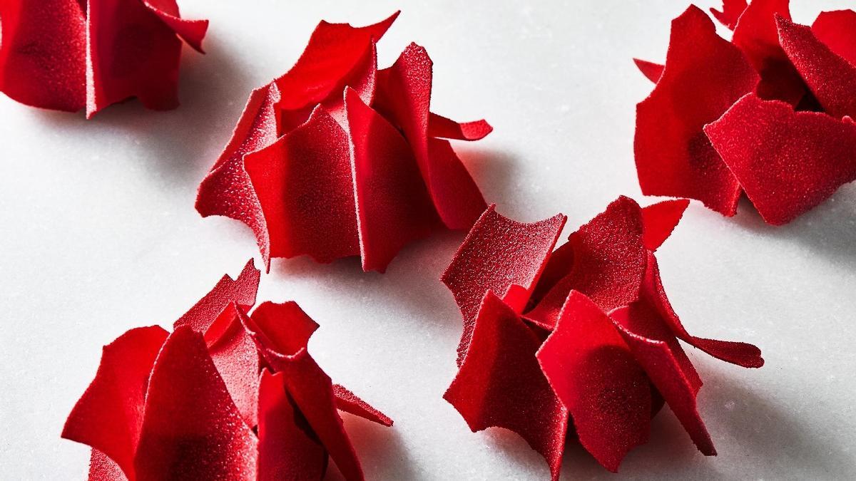 El pastel individual en forma de rosa para Sant Jordi de Hofmann.
