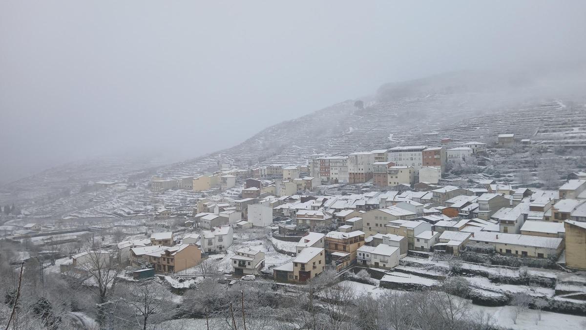 Nieve en el norte de Cáceres: Tornavacas, Piornal y La Garganta