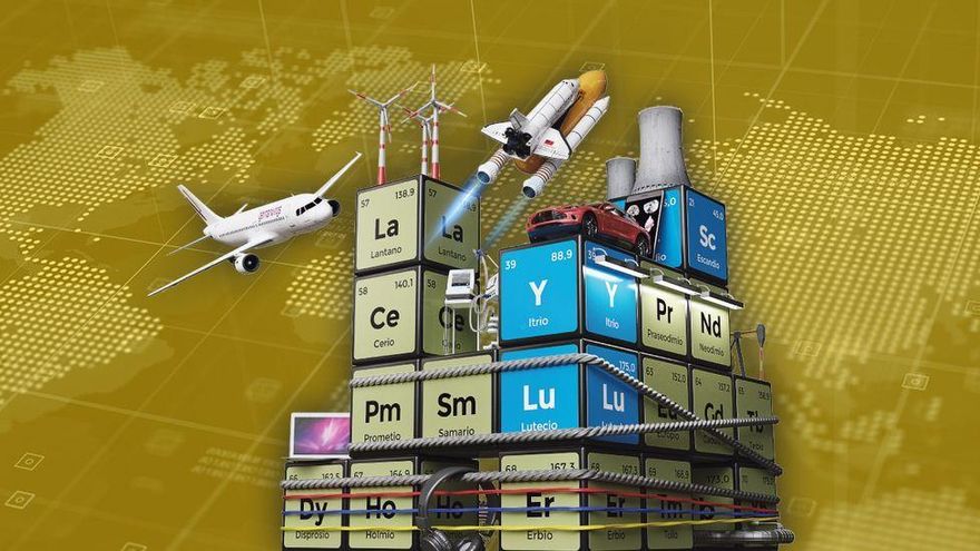 Los minerales raros que necesita la tecnología