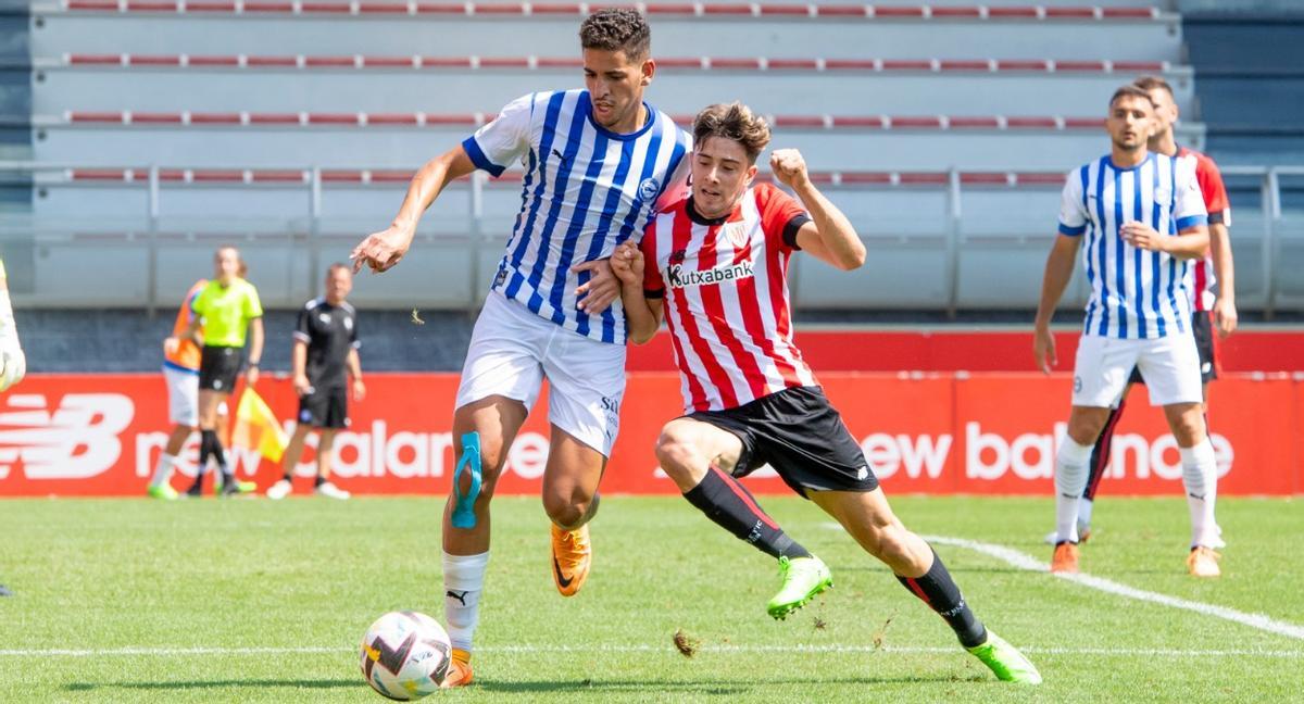 Imagen del encuentro amistoso entre el Athletic y el Alavés