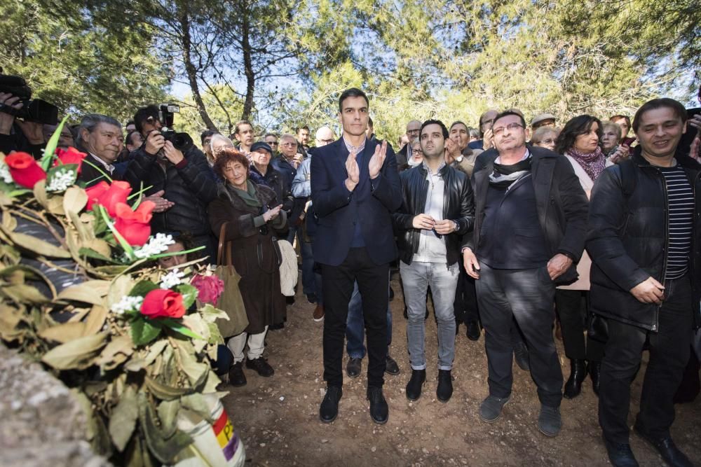 Pedro Sanchez presenta en Paterna la propuesta de Reforma de Ley de Memoria Histórica