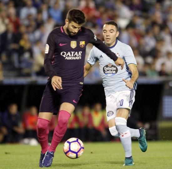 Celta-Barça en imatges