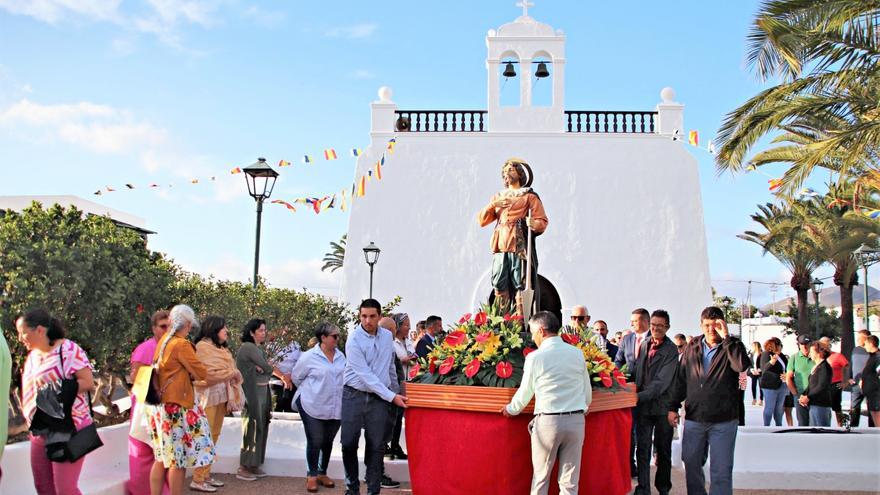 Procesión en Uga en honor a San Isidro Labrador