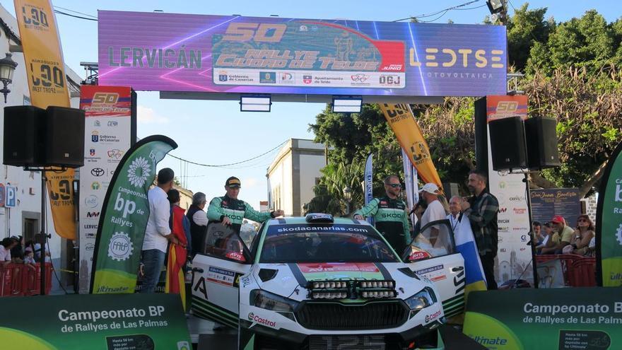 Lukyanuk-Kulikov lideran el 50 Rally Ciudad de Telde
