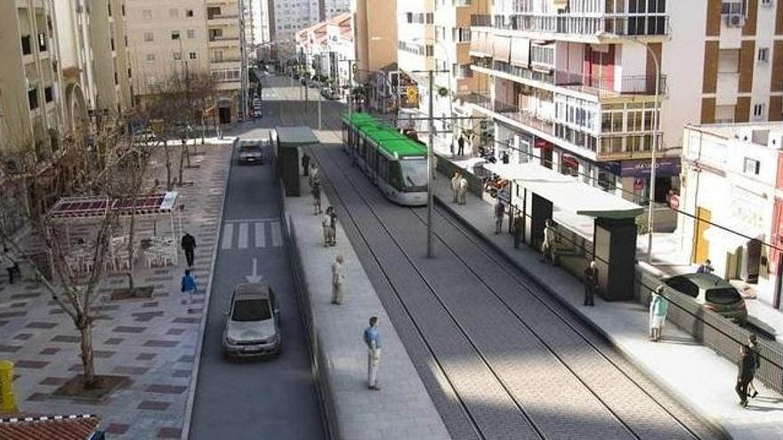 Proyecto del Metro de Málaga por Eugenio Gross.