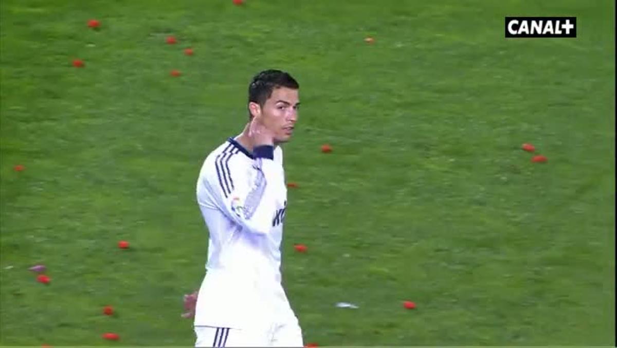 Los gestos de Cristiano Ronaldo en el Iberostar Estadi