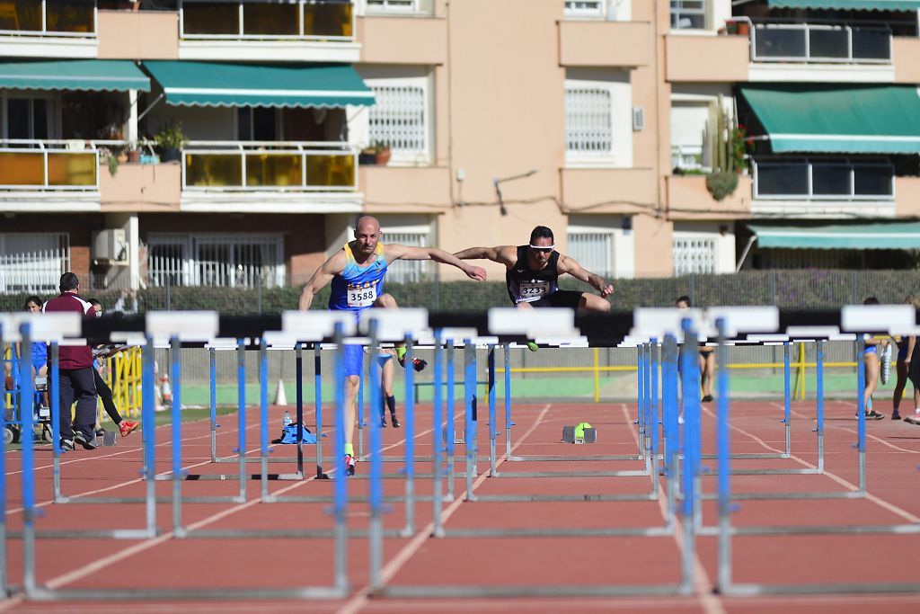 Atletismo nacional Máster sábado en la pista de Atletismo de Cartagena