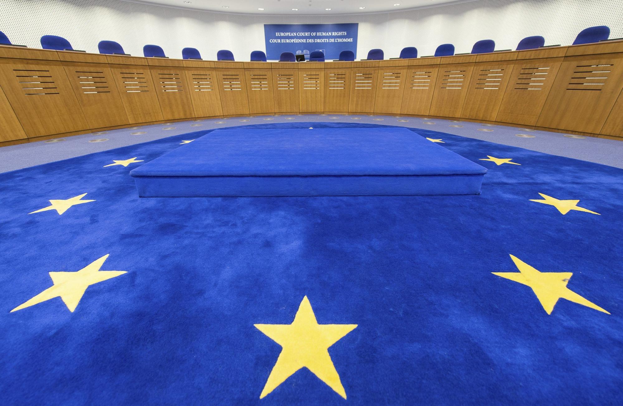 Vista general del salón de asambleas del Tribunal Europeo de Derechos Humanos, en Estrasburgo (Francia), en una imagen de archivo.