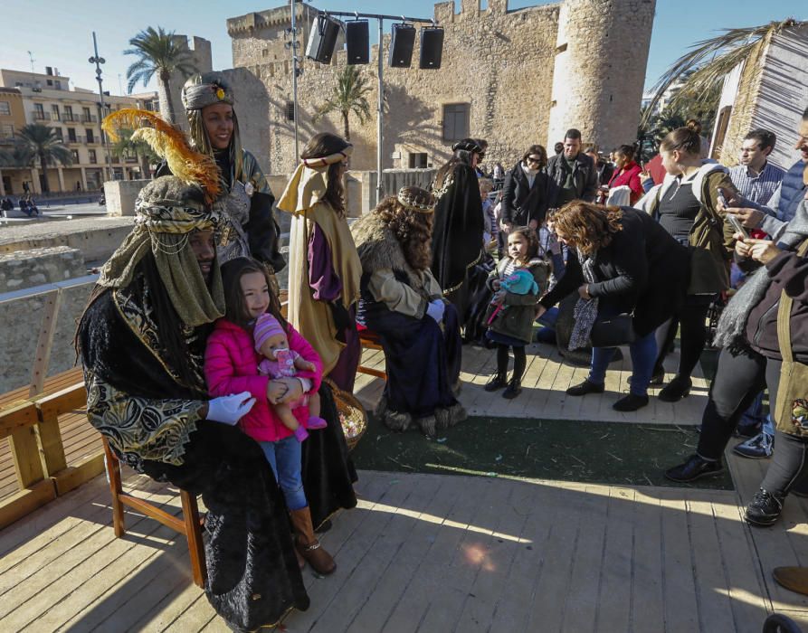 Los Reyes Magos en el Belén Viviente de Elche