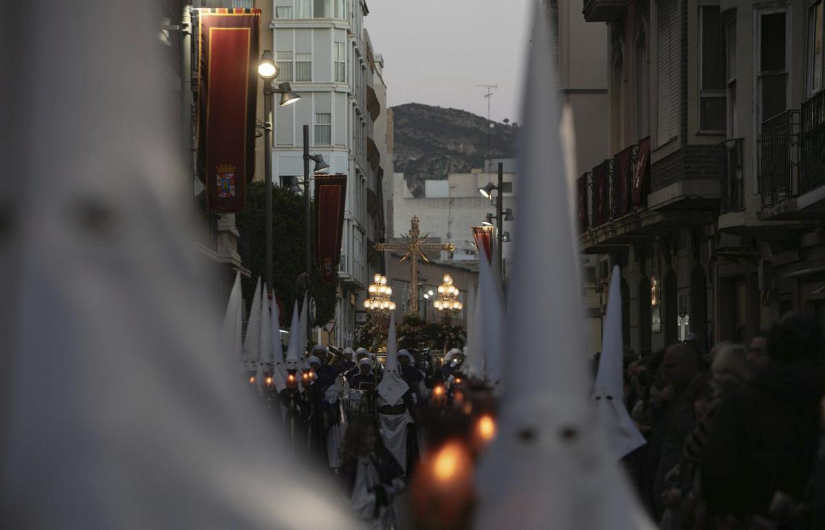 La Vera Cruz, titular de la procesión del Sábado Santo en Cartagena. | LOYOLA PÉREZ DE VILLEGAS